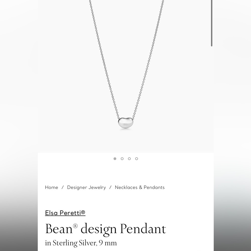 Tiffany Bean Necklace NWT